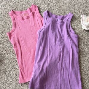 Cat & Jack Pink and Purple Kids Tank Tops